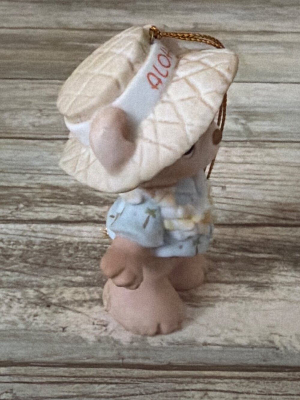 Precious Moments 2001 In Paradise 101549 + Aloha Bear Ornament 101550 Set - Picture 13 of 15